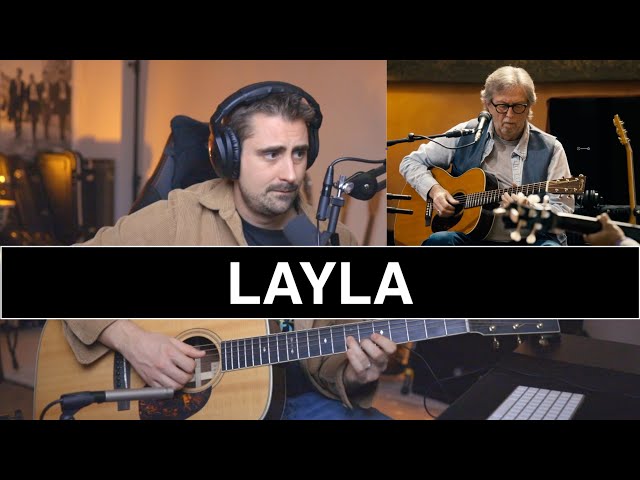 Eric Clapton - Layla - Lockdown Sessions - Guitar Lesson & Reaction