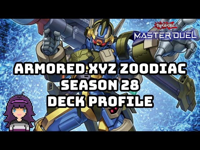 This Engine OPENS UP NEW LINES!!! | Armored Xyz Zoodiac Season 28 Deck Profile