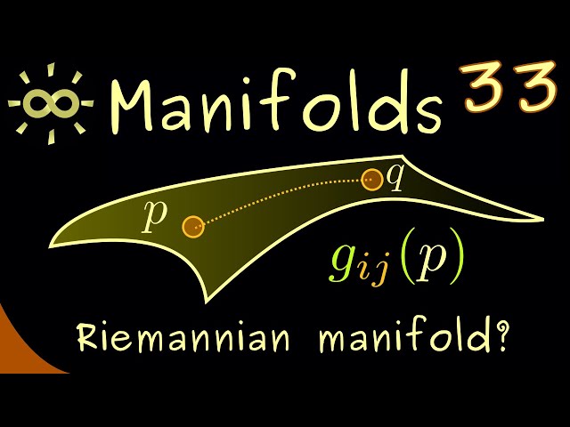 Manifolds 33 | Riemannian Metrics [dark version]