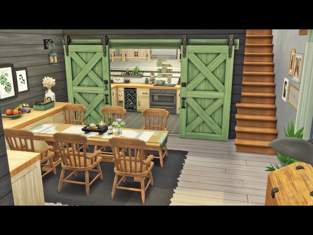 Modern Family Apartment (701 ZenView)  🌆 Sims 4 Speed Build Stop Motion (NO CC)