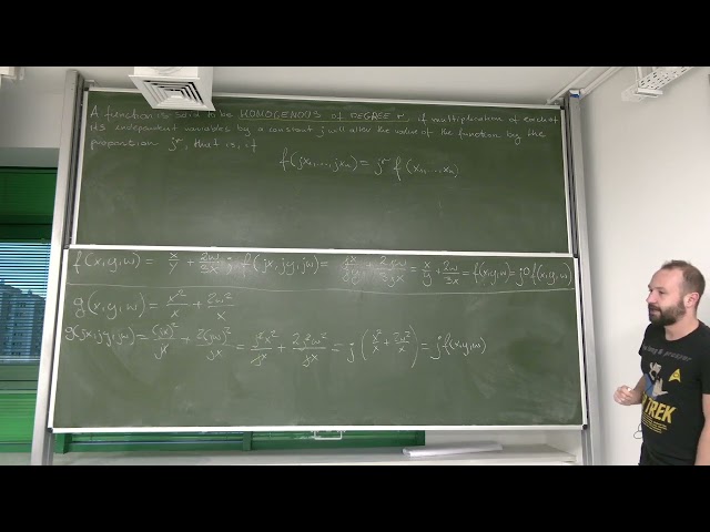 51. IEA: Introduction to homogenous functions