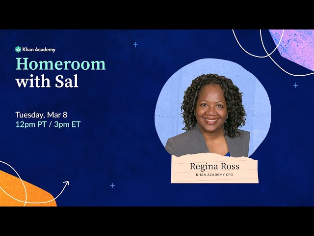 Homeroom with Sal and Regina Ross - Tuesday, March 8