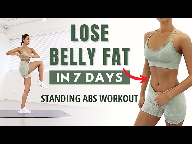 LOSE BELLY FAT in 7 days | 50 MIN Standing Abs Workout