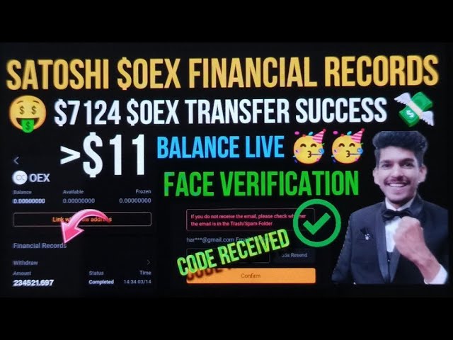 Satoshi OEX withdrawal Complete $$ Email OTP Verification | OpenEx coin Price new update news today