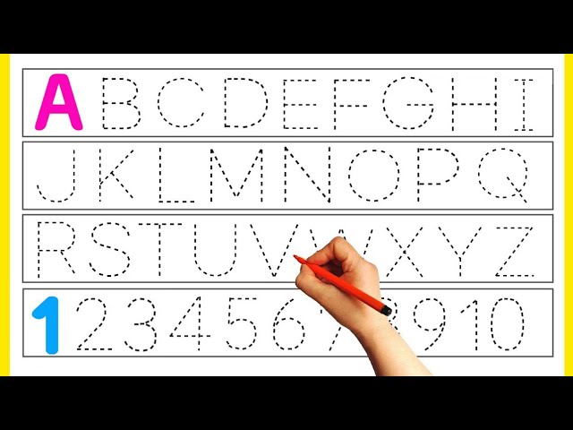 Learn to count, One two three, 123 Numbers, 123, 1 to 100 counting, abc, a to z alphabet — 32