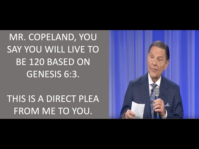 My Direct, Personal Plea To Kenneth Copeland