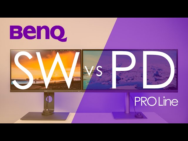 BenQ SW vs PD Pro Display Lineup Compare!