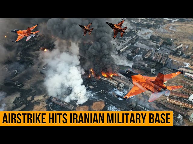 Unknown Airstrike hits Iranian military air base
