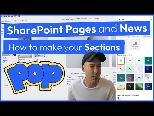 SharePoint Page Section Backgrounds - how to make you SharePoint News and Pages Pop