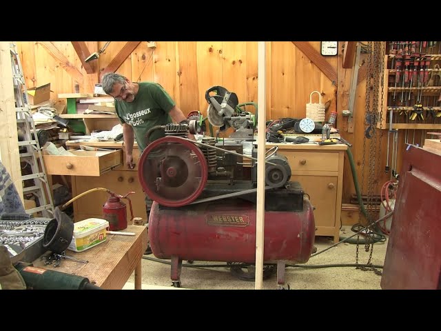 L'gosseux d'bois EP 310 - Pourquoi et comment j'ai changé le moteur de mon compresseur