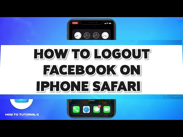 How To Log Out Facebook On iPhone Safari 2024 | Facebook Account Sign Out On Safari Browser