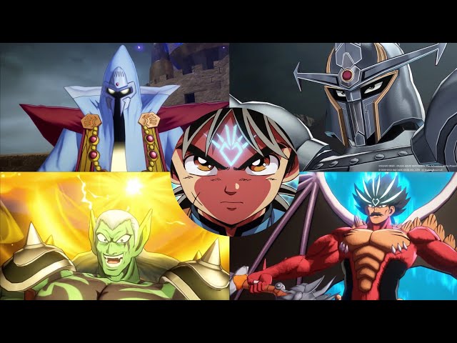 Infinity Strash: DRAGON QUEST The Adventure of Dai - All Main Bosses Fight + Ending (1080P 60FPS)