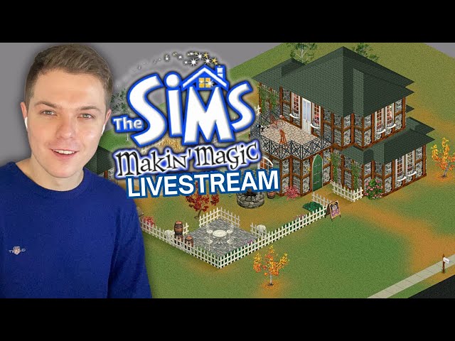 Building a Makin' Magic house in The Sims 1 - Livestream