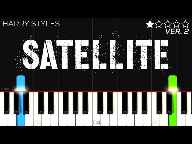 Harry Styles - Satellite | EASY Piano Tutorial