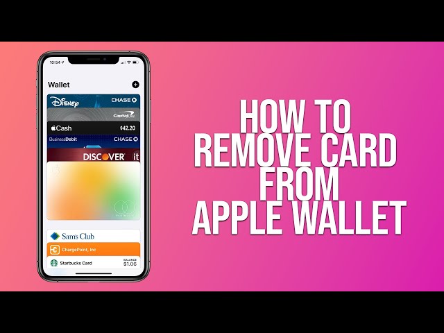 How to Remove Card from Apple Wallet? (Apple Pay)