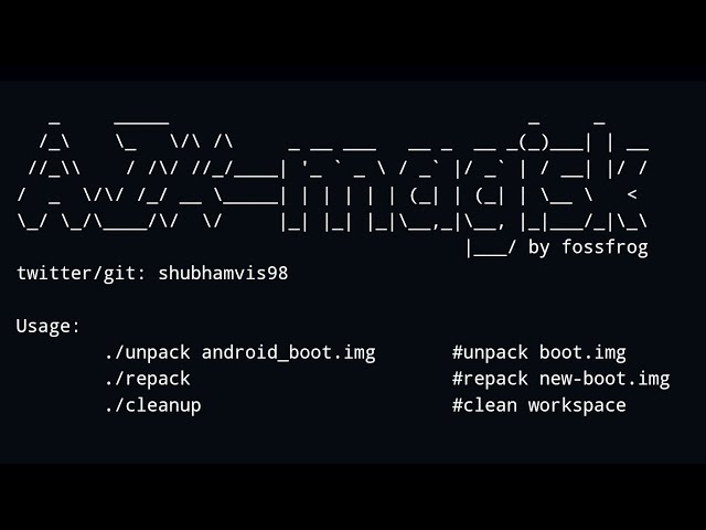 New Android Image Kitchen for newer devices | fossfrog