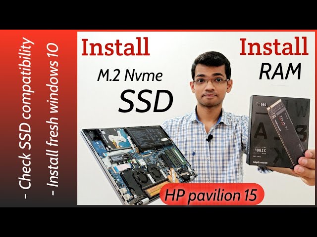 How to Install - M.2 Nvme - SSD || RAM 8Gb || Hp Pavilion 15 CS 1052tx || Full process || HINDI