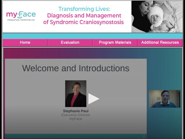 DIAGNOSIS AND MANAGEMENT OF SYNDROMIC CRANIOSYNOSTOSIS | Transforming Lives Webinar Series
