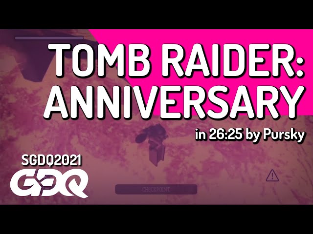 Tomb Raider: Anniversary by Pursky in 26:25 - Summer Games Done Quick 2021 Online