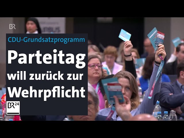 CDU-Parteitag: Söder beschwört den konservativen Zeitgeist | BR24