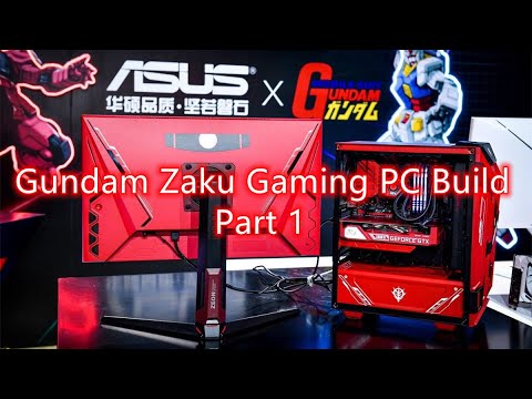 Gundam Zaku Gaming PC Build - Part 1 #Shorts #PCMR