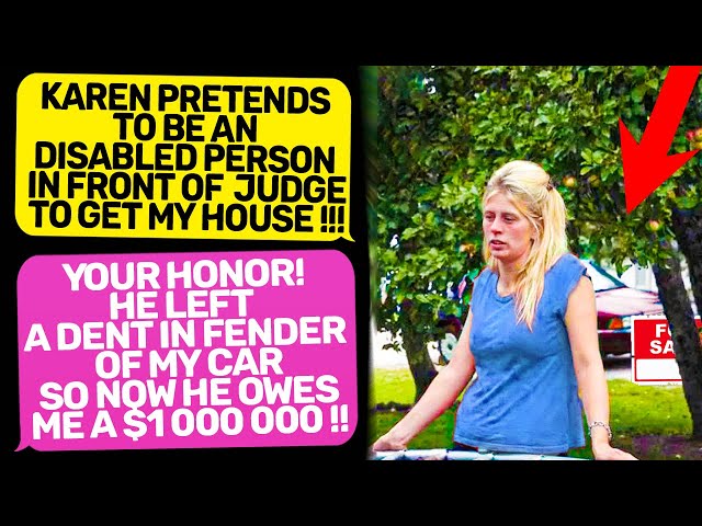 Smug Karen Pretends in Front of the Judge to become the Owner of All My Property r/EntitledPeople
