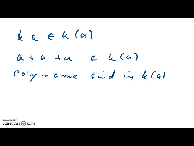 Körpererweiterungen und Galoistheorie: Wie sehen die Elemente von K adjungiert M explizit aus ?