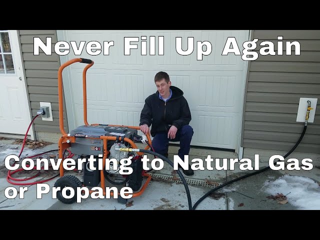 How To Convert Your Generator to Natural Gas or Propane