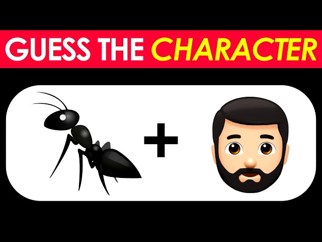 Can You Guess the Marvel Character by EMOJI?🕷👨