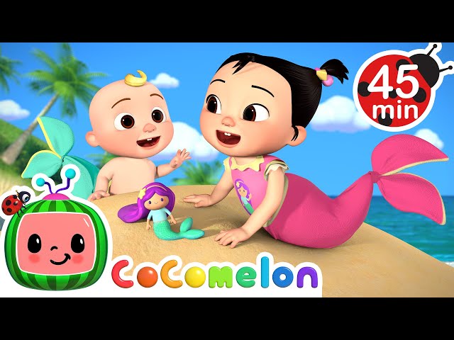 Mermaid at the Beach Song + Baby Shark + MORE CoComelon Nursery Rhymes & Kids Songs