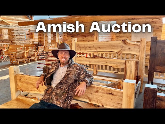 Amish Community ￼Auction - Libby Montana // Flash Mob // Log Cabins // Handmade Quilts