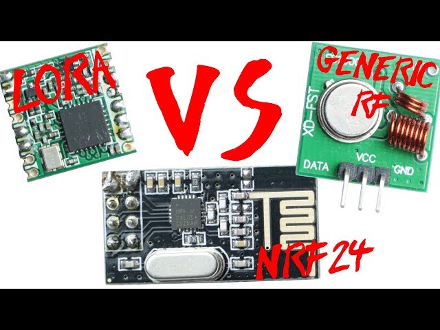 LoRa Module VS nRF24 VS Generic RF Module || Range & Power Test