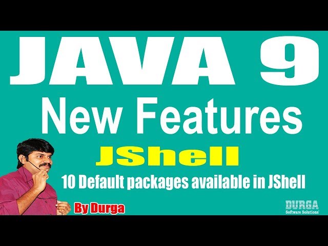 Java 9 New  Features || JShell | Session - 4 ||10 Default packages available in JShell by Durgasir