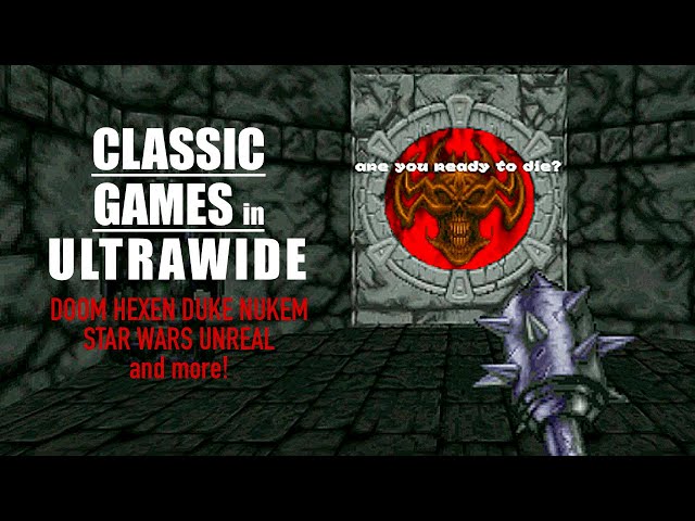 Classic Games in UltraWide 21:9 3440x1440