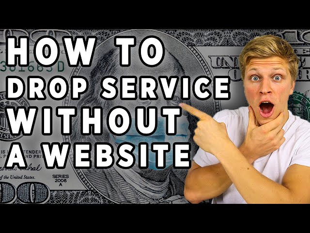 How To Drop Service Without A Website
