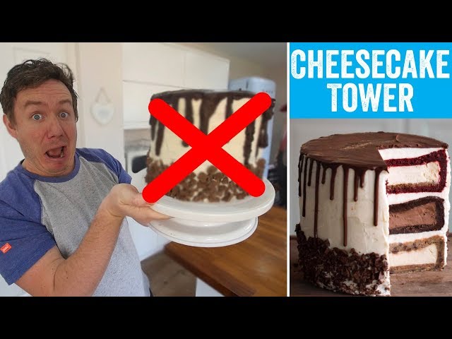 Tasty's 'Triple-Decker Cheesecake Tower' | Barry tries #12