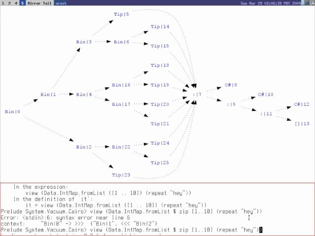 Vacuum: visualize Haskell data structures live in GHCi: Part 3