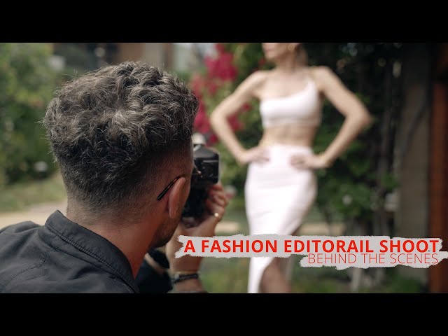 An Editorial Photo Shoot on Film - Behind the Scenes