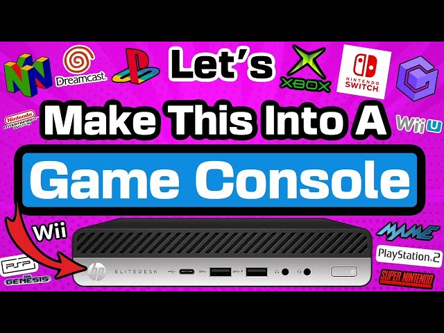 Let's Make This MINI PC Into A KILLER Game Console !