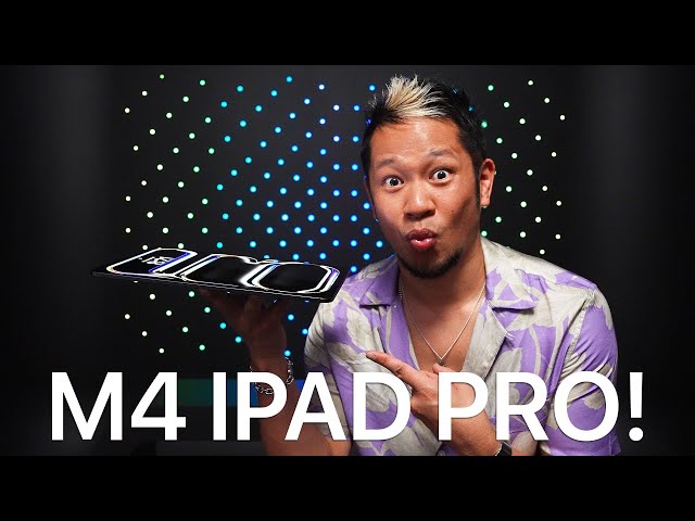 M4 iPad Pro w/ OLED Display, Apple Pencil Pro & Magic Keyboard - First Look & Hands-On!