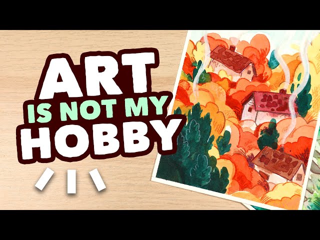 Art is not my hobby anymore (and that's okay) // draw with me