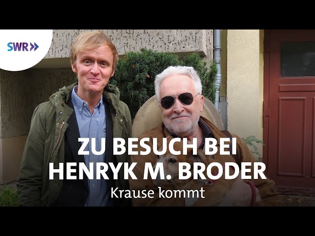 Zu Besuch bei Henryk M. Broder | SWR Krause kommt