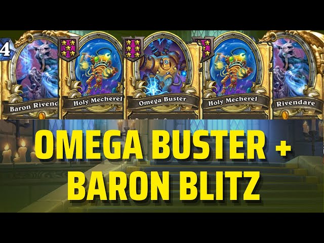 Omega Buster + Baron Blitz!!! | Hearthstone Battlegrounds | Patch 21.2 | bofur_hs