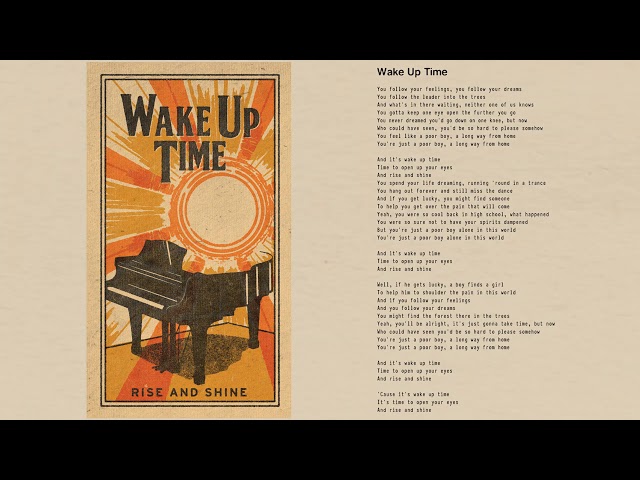 Tom Petty - Wake Up Time (Official Lyric Video)