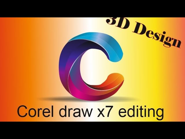 C logo design 3D design made by graphic designing