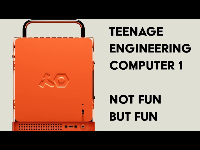 My Eventful Journey Building the Teenage Engineering Computer 1