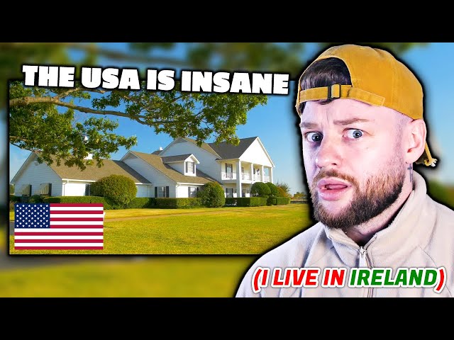 POOR British GUY Reacts to BRITISH vs AMERICAN Homes..