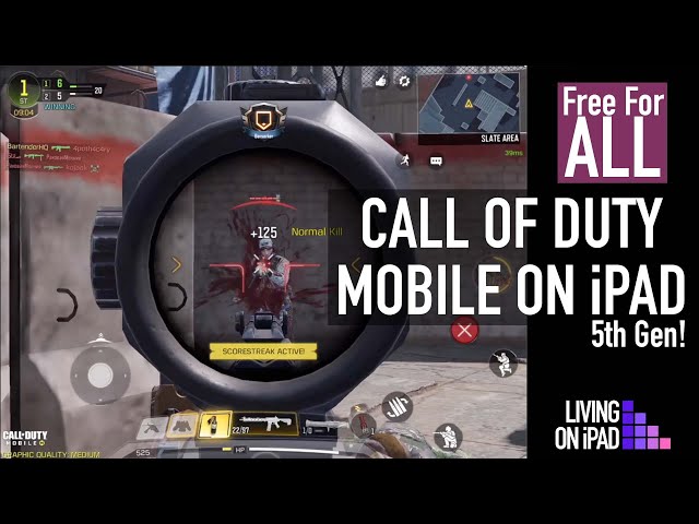 Call Of Duty Mobile Free For All on iPad