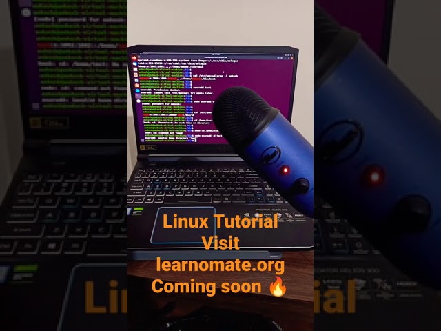 Coming Soon 🔥 Linux Command Tutorial 🎉💯  learnomate.org
