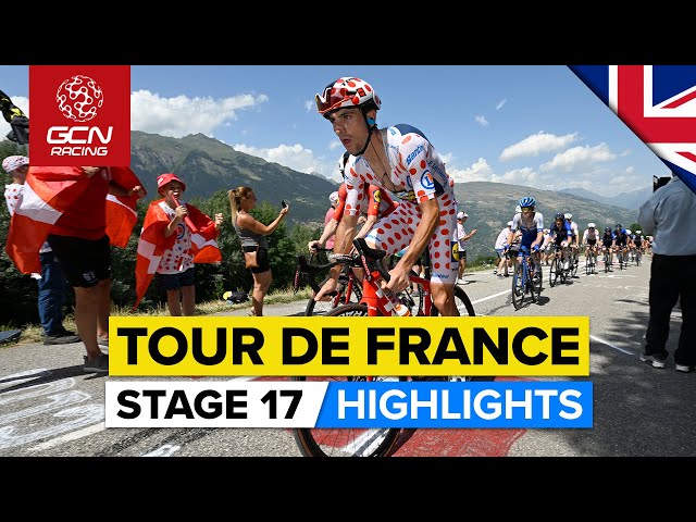 GC Battle Explodes In High Mountains Of The Queen Stage! | Tour De France 2023 Highlights - Stage 17